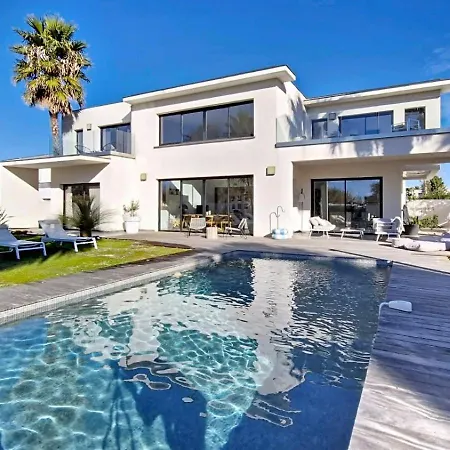 فيلة Villa Camarines Cap D Agde 50 M Des Plages De Rochelongue-Piscine Privee آجد