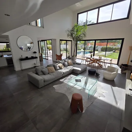 Villa Camarines Cap D Agde 50 M Des Plages De Rochelongue-Piscine Privee فيلة